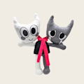 Miniatyrbillede 5 af 11: Ny Dandy's World Plys Plyslegetøjsdukke Dandy Bow OPP bag packaging
