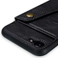Pikkukuva 3 / 5: iPhone 7/8/SE (2020/2022) - Nahkainen Kuori Korttipaikalla Ja Magneetilla -