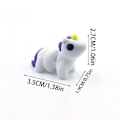 Pikkukuva 11 / 11: 3D-tulostettu värikäs mini eläinmalli pieni hahmo lasten lemmikkilelu sarjakuvahahmo Little Chameleon