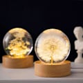 Miniatyrbilde 2 av 5: 2024 Ny blomst isballlampe, glassmasos, gaver til kvinner, mor, barn