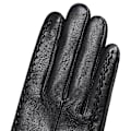 Miniatyrbild 3 av 4: Varma PU-läder vinterhandskar för kvinnor, mjuka modehandskar för kallt väder, cykelhandskar med pekskärm