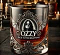Ozzy Osbourne Minnes Whiskyglas (8cm x 8cm x 9cm)