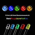 Miniatyrbilde 3 av 5: 500 stk 5mm LED-lys Lysdioder Assortert