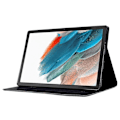Pikkukuva 3 / 5: Kuvioitu nahkakotelo Samsung Galaxy Tab A8 10.5 (2021) X205 / X200 -korttipaikoilla (Värikäs tiikeri)