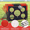 Miniatyrbild 3 av 5: Fotbollsmål med prickskytte-duk - 50*120*120cm Multicolor multifärg