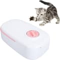 Miniatyrbillede 1 af 7: Automatisk kattefoderautomat med timer, aftagelig intelligent automatisk kattefoderautomat til enkelt måltid til katte (Pink) pink