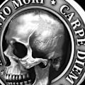 Pikkukuva 3 / 5: Memento Mori Pääkalloriipus Kaulakoru Miehille Goottilainen Punk Korulahja Asuste