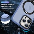 Miniatyrbillede 2 af 5: Magnetisk Ring Stand Case til iPhone 14 Pro Max PC+TPU Case Kompatibel med MagSafe Multicolor Multicolor Style D