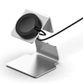 Miniatyrbillede 1 af 5: Holder Base Dock Stand Opladning Trådløs Oplader Hvid til Samsung Galaxy Watch 3/4 white