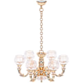 Miniatyrbilde 1 av 5: Miniatyr Taklampe Simuleringslampe 1/12 Skala Miniatyr Lampe Mini Hus Krone
