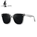 Miniatyrbillede 1 af 5: Luksusmærke Koreanske Solbriller Kvinder Monster Designer Gentle Mænd Trendy Acetat Cat-eye Polariserede Solbriller Kvinder Shades [db] GRÅ GRAY UV400
