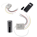 Miniatyrbillede 2 af 5: Trådløs 2-kanals ON/OFF Lampe Fjernbetjening Switch Modtager Sender [db]