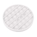 Miniatyrbild 2 av 5: Bubble Popping Push Press Fidget Sensorisk Leksak Stressavlastare Olika Färger Rund Vit