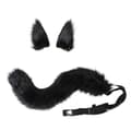 Kunstig Pels Kat Ræv Ulv Hår Hale Klips og Ører til Halloween Kostume Tilbehør