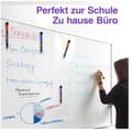 12 set med magnetiska whiteboardpennor och sudd