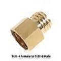 Miniatyrbilde 5 av 5: Soda Co2 Gass Konverter Adapter For Tr21-4 Hunn Til Tr21-3 Hann Gjenget Quooker Cube Tank Utgang Cop