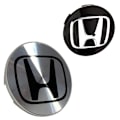 Miniatyrbild 5 av 6: 4-Pack - Honda Navkapslar / Hjulnavemblem - B 60 58mm - Silver