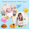 Miniatyrbillede 4 af 5: 18 stk. Mochi Squishy Legetøj - Mini Jungledyr Squishies - Blødt Klemmelegetøj - Kawaii Stress Relief - Godteposefyld