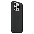 Pikkukuva 2 / 3: iPhone 15 Pro:n silikonikuori, MagSafe-yhteensopiva (FMY) Musta Black iPhone 15 Pro