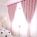 Miniatyrbillede 3 af 5: Paneler 1,3*1,8 m Stjerneformede Mørklægningsgardiner til Soveværelse Piger Børn Baby Loft