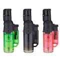 Miniatyrbillede 3 af 5: Vindtæt lighter, plastik, recirkulerende, luftet butan, oppustelig, rød