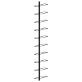Miniatyrbillede 1 af 6: vidaXL Vægmonteret vinreol til 10 flasker sort metal Black Svart