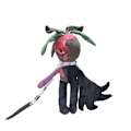 Miniatyrbillede 1 af 11: Ny Dandy's World Plys Plyslegetøjsdukke Dandy hair ghost face Vacuum Compression