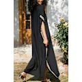 Miniatyrbilde 6 av 6: YouKD Blomsterbrodert Kaftan, Bohemsk Strandkjole, Bikini Coverup, Lang Strandkaftan for Kvinner
