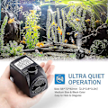 Miniatyrbillede 4 af 4: 25W 1500 l/t Dykpumpe med 1,5 m Strømkabel og 2 Dyser - Xin