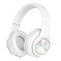Pikkukuva 1 / 5: Peliheadsetit Bluetooth-surround-äänellä Stereo Langattomat nappikuulokkeet USB-liitännällä ja mikrofonilla Värikkäät valot PC-kannettavan headsetti (valkoinen)