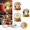 Miniatyrbilde 4 av 5: 2024 Ny blomst isballlampe, glassmasos, gaver til kvinner, mor, barn