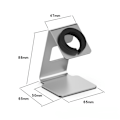 Miniatyrbillede 4 af 5: Holder Base Dock Stand Opladning Trådløs Oplader Hvid til Samsung Galaxy Watch 3/4 white