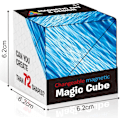 Miniatyrbillede 2 af 5: 3D Magic Cube, Infinity Flips Magnetiske Kuber 72 Former Fidget Legetøj til Børn Voksne Anti Stress Formskiftende Kasse Puslespil Legetøj (Farve D)