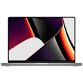 Pikkukuva 2 / 4: MacBook Pro Retina 14" 2021 Apple M1 Max 3,2 Ghz 64 Gt 2,048 TB SSD Space Harmaa - Kunnostettu - Hyvä kunto - Refurbished Grade C