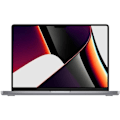 Pikkukuva 2 / 4: MacBook Pro Retina 14" 2021 Apple M1 Pro 3,2 Ghz 16 Gt 1,024 TB SSD Space Harmaa - Kunnostettu - Hyvä kunto - Refurbished Grade C