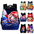 Miniatyrbilde 2 av 2: Mario-ryggsekk for barn, gutter og jenter, fritidssekk, skolesekk R