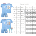 Pikkukuva 2 / 2: Lasten jalkapallopaita 25/26 Miami 2. vieraspelipaidat pojille tytöille lapsille 10# Messi jalkapallopaita asut jalkapalloharjoitteluasu 18