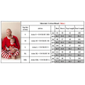 Miniatyrbild 4 av 5: Jul Jul Familj Matchande Randiga Vuxna Barn Pyjamas Set Sovkläder Nattkläder White Striped,Men S