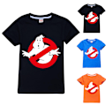 Miniatyrbild 2 av 5: Barn Pojkar Flickor Ghostbusters Tryck T-Shirt Toppar Sommar Casual Kortärmad Tee Black 130cm