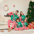 Miniatyrbild 2 av 4: Jultomten Jul PJs Familj Matchande Sovkläder Barn Pyjamas Dad 4XL