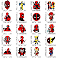 Miniatyrbillede 3 af 3: 20 stk./sæt Deadpool Torne Patch Strygebillede Applikation Stryges på 20PCS