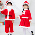 Miniatyrbild 3 av 4: Julkläder Jultomtekostym Festlig atmosfär Cosplay girls 100cm