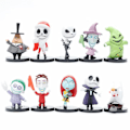 Pikkukuva 1 / 5: 10 KPL Painajainen ennen joulua Jack -hahmoja Halloween-lahja 10PCS
