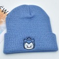 Pikkukuva 1 / 3: Sarjakuvatyylinen pipo Unisex Talvi Lämmin Miehet Naiset Lapset Neulottu Laskettelupipo Blue