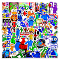 Pikkukuva 3 / 4: 50 kpl Roblox Rainbow Friends -sarjakuvatarrat matkalaukkuun, vedenpitävät