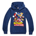Miniatyrbild 3 av 5: Barn Pojkar Flickor Sonic Hoodie Sweatshirt Pullover Jumper Toppar Dark Blue 150cm