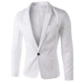 Miniatyrbild 4 av 10: Herr Slim Fit En Knapp Solid Blazer Business Casual Kostymrock black XL