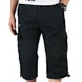 Miniatyrbilde 3 av 5: Man Tooling Shorts Ensfargede Fritidsshorts Sommer Løs Gave Army Green M