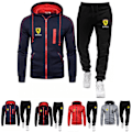 Miniatyrbild 5 av 6: Herr Ferraris Zip Up Huvtröja & Joggingbyxor Set Navy L