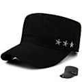 Miniatyrbild 2 av 2: Sommar utomhus militär hatt mode all-match casual sport hatt black